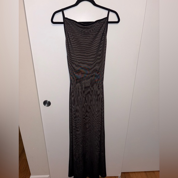 MISHA Nina Mesh Maxi Dress - Picture 3 of 8
